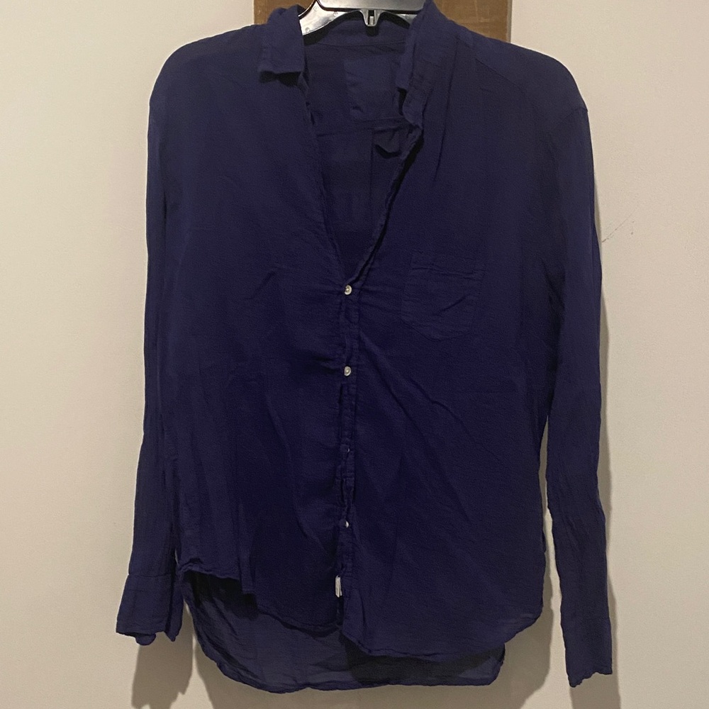 Frank & Eileen Charcoal Button-Up